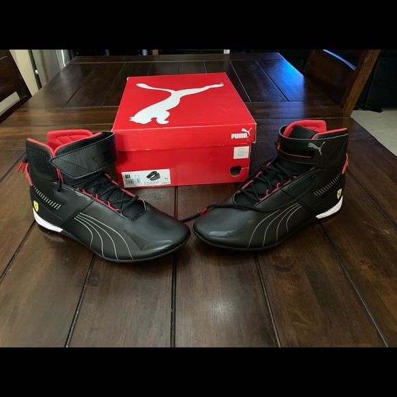 Black Ferrari Pumas New Size 12 Sold Out Everywhere - Picture 6 of 16